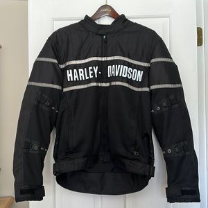 Authentic Harley-Davidson Men's Classic Cruiser Mesh Riding Jacket size L